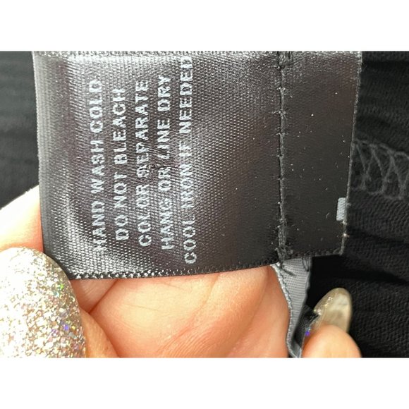 See You Monday Los Angeles Top Cropped Black Tassels Trim Multicolored Rayon - Picture 9 of 10